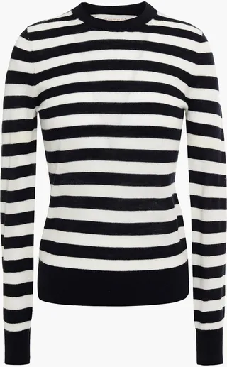 Striped cashmere sweater