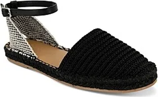 Splendid Women's Jean Almond Toe Espadrille D'Orsay Flats