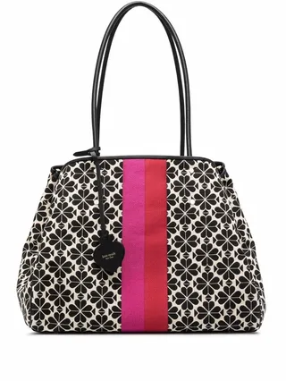Geometric-Pattern Tote Bag