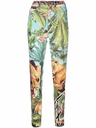 Super High Waist denim jeggings