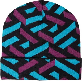 Versace Monogram Knitted Bucket Hat