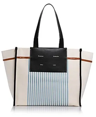 Proenza Schouler White Label Morris Extra Large Canvas Tote