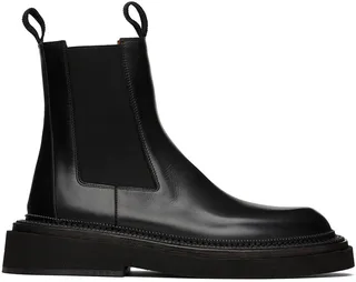 Marsèll Black Pollicione Chelsea Boots