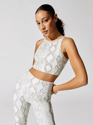 Anna Tank - Taupe Snake