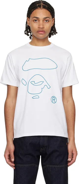BAPE White Line Ape T-Shirt