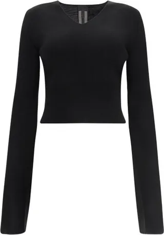 Rick Owens V-Neck Knitted Jumper