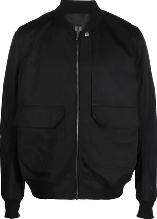Flap Pocket Bomber Jacket