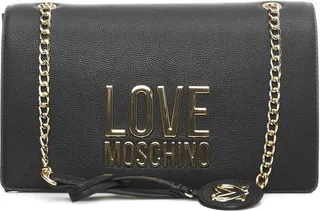 Love Moschino Logo-Lettering Chain-Linked Shoulder Bag