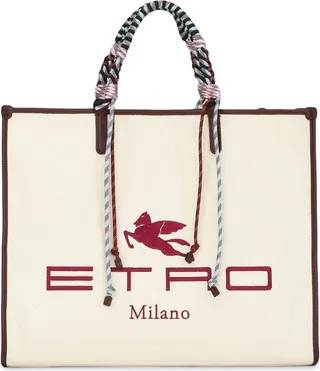 Logo-Embroidered Tote Bag