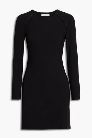 Cheryne cutout crepe mini dress