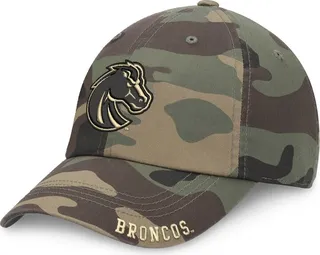 NCAA Boise State Broncos Camo Unstructured Washed Cotton Hat