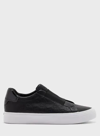 Vulcanised Monogram Lace Up Sneakers