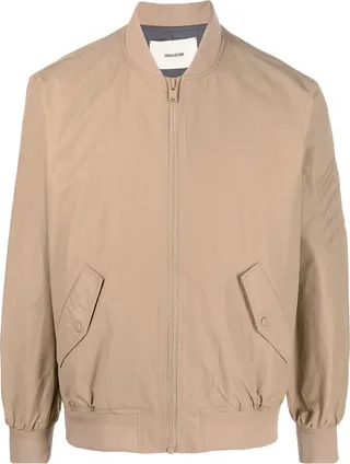 Zip-Fastening Bomber Jacket