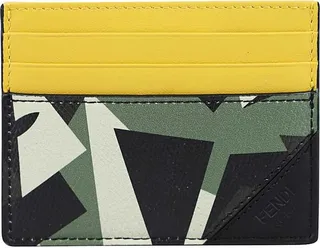 Fendi Camouflage Printed Cardholder
