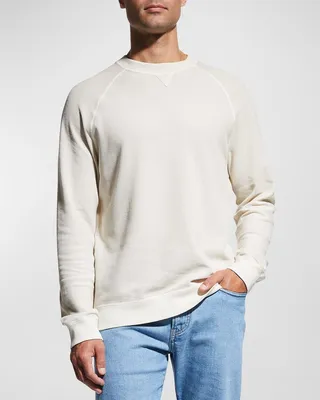Men's Huck Lace Crewneck Sweater