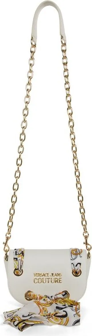 Versace Jeans Couture Baroque-Printed Chain-Linked Shoulder Bag