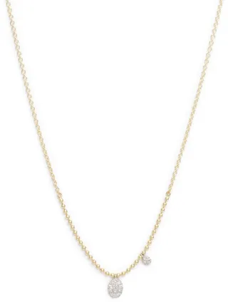 Pavé Diamond Pendant Necklace
