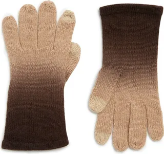 Cashmere Dip Dye Touch Gloves
