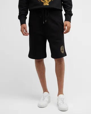Men's V-Emblem Embroidered Sweat Shorts