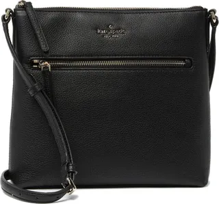 Jackson Top Zip Leather Crossbody Bag