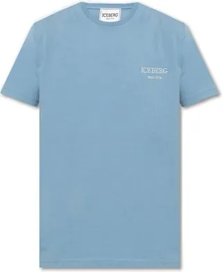 Iceberg Heritage Logo Embroidered Crewneck T-Shirt