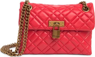 Mini Brixton Lock Quilted Leather Shoulder Bag