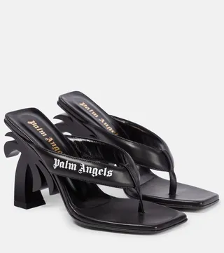 Palm Beach logo thong sandals