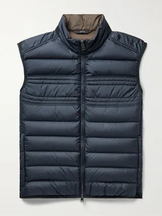 Reversible Quilted Down Gilet