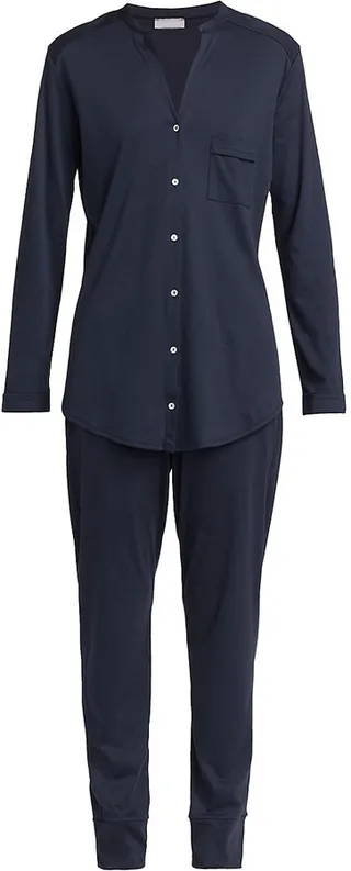 2-Piece Draped Pajama Set