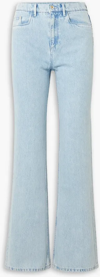 Daisy high-rise flared jeans