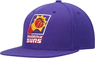 Men's Mitchell & Ness Purple Phoenix Suns Hardwood Classics Team Ground 2.0 Snapback Hat