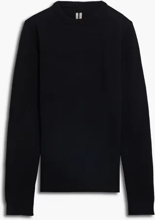 Cashmere and wool-blend sweater