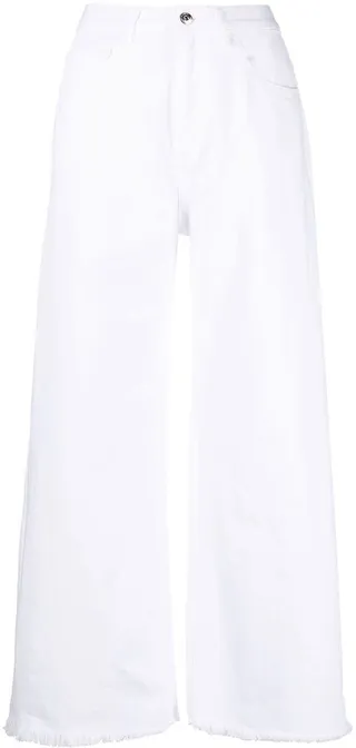 Wide-Leg Boyfriend Jeans