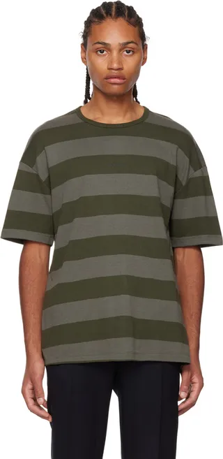 Paul Smith Green Stripe T-Shirt