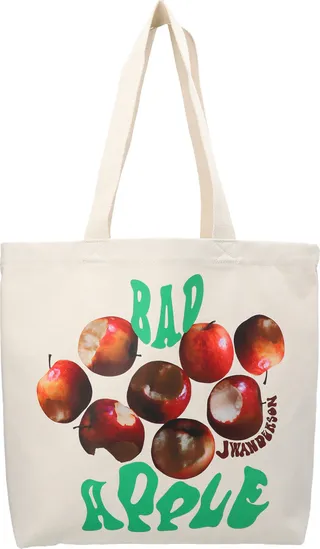 Logo Print Shopping Bag