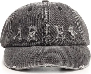 Aries Laser Logo Distressed Baseball Cap