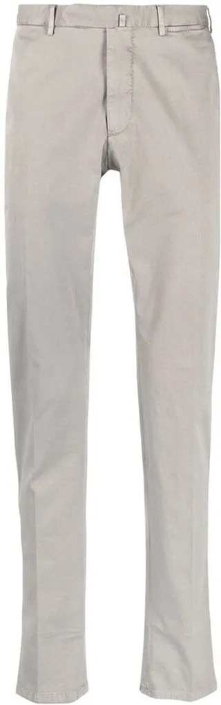Slim-Cut Leg Chino Trousers