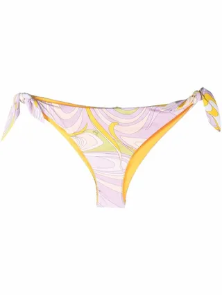 Onde-print bikini bottoms