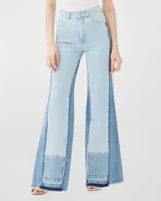 KSENIASCHNAIDER x DL1961 Hepburn Wide-Leg High Rise Vintage Jeans