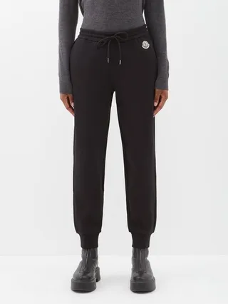Logo-patch Cotton-blend Track Pants