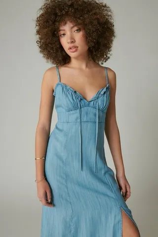 Denim Midi Dress