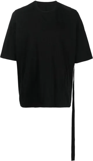 strap-detail short-sleeved T-shirt