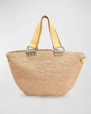 Bahiba Raffia Tote Bag