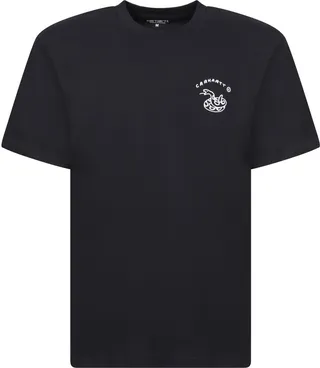 Carhartt WIP Frontier Logo-Printed Crewneck T-Shirt