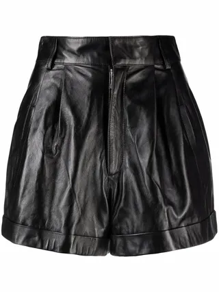 Jett leather shorts