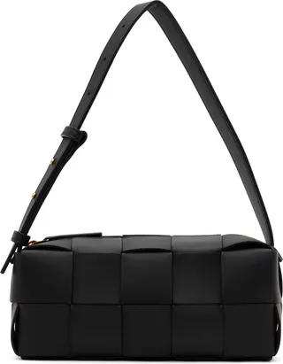 Bottega Veneta Black Brick Cassette Bag