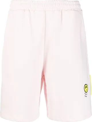 Logo-Print Cotton Shorts