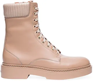 Fetlock Leather Lace-Up Boots