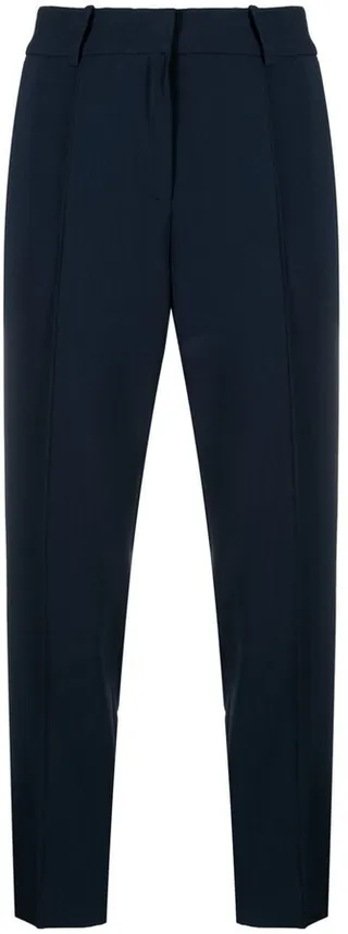 High-Waisted Cropped Trousers