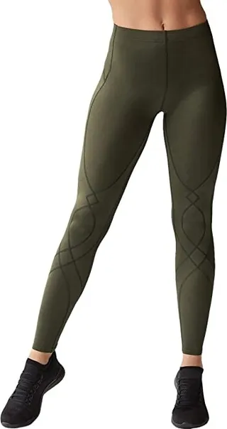 CW-X Stabilyx Joint Support Compression Tights (Forest Night) Women's Workout